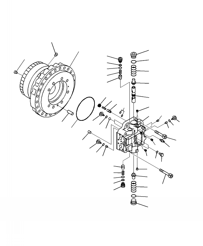 CASE SUB ASSEMBLY 708-8H-04711 KOMATSU