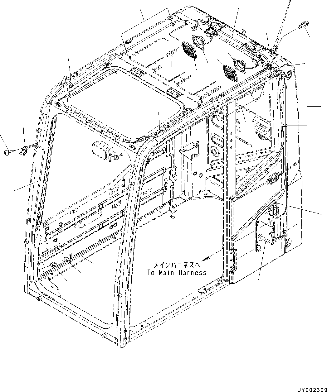Жгут проводов 209-06-41930 KOMATSU