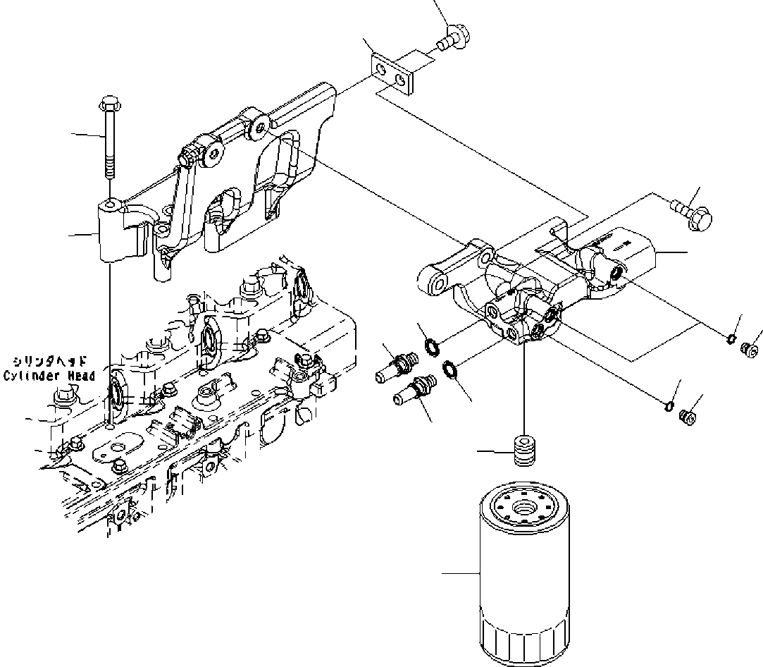 Head Assembly 6745-72-6110 KOMATSU