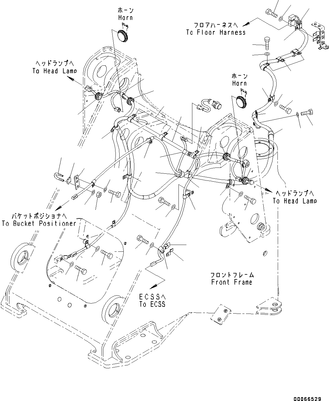 Жгут проводов 417-06-46110 KOMATSU