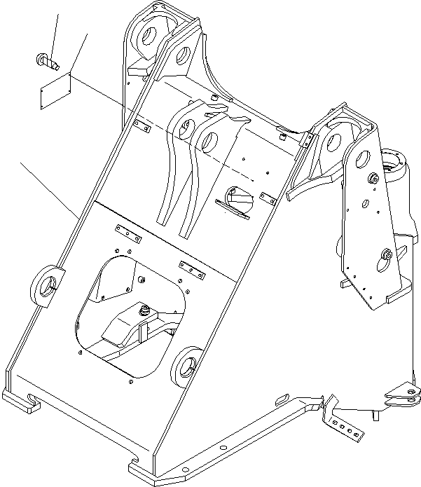 Frame, Front 418-877-4391 KOMATSU