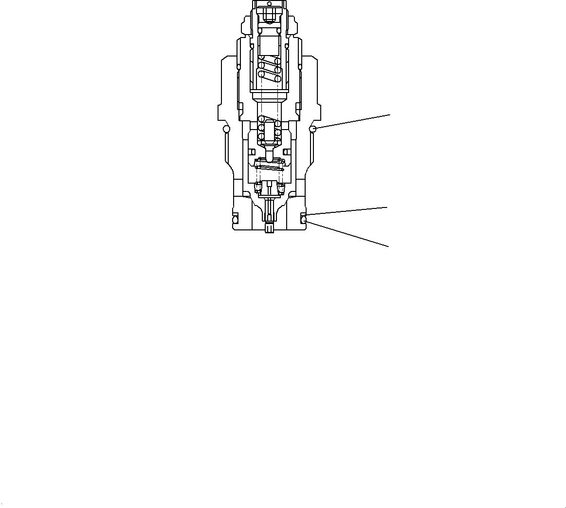 Предохранительный клапан UCR902603812 KOMATSU