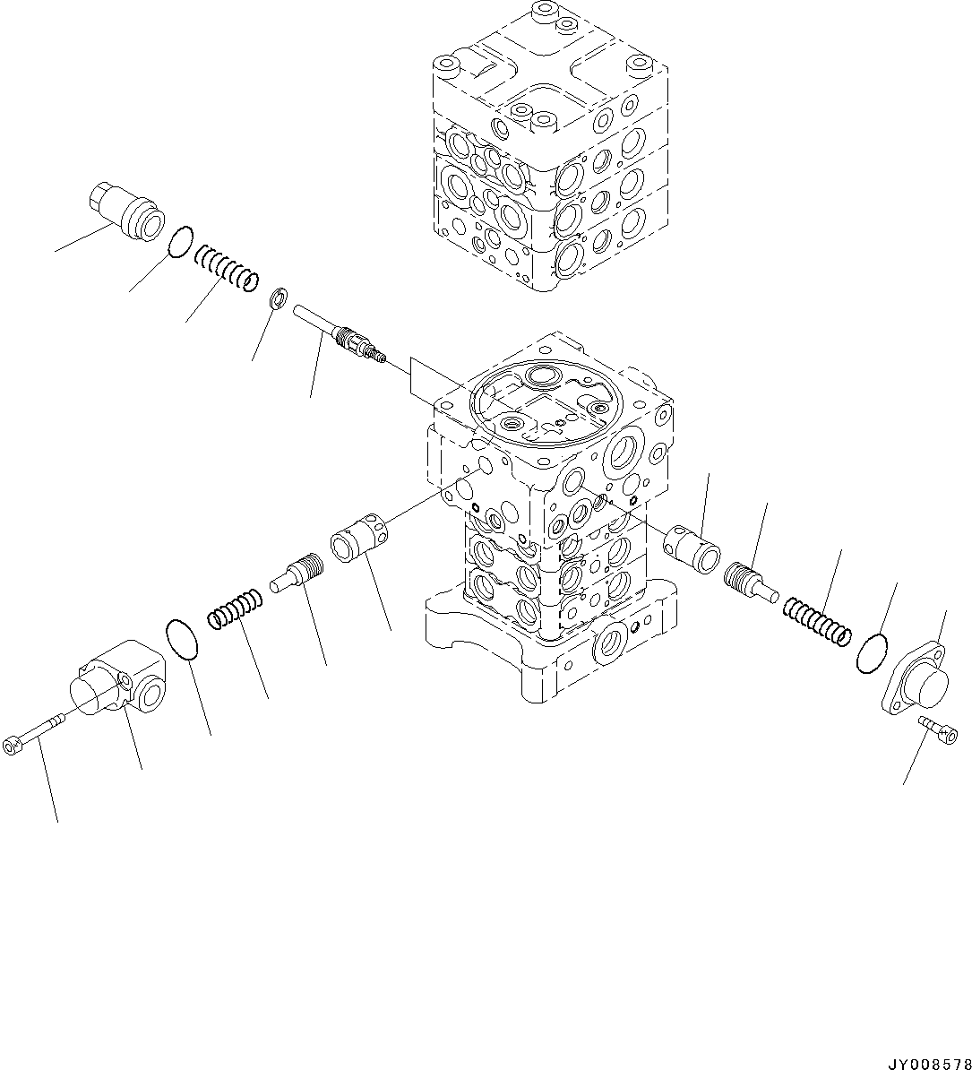 Клапан управления в сборе 723-56-12702 KOMATSU
