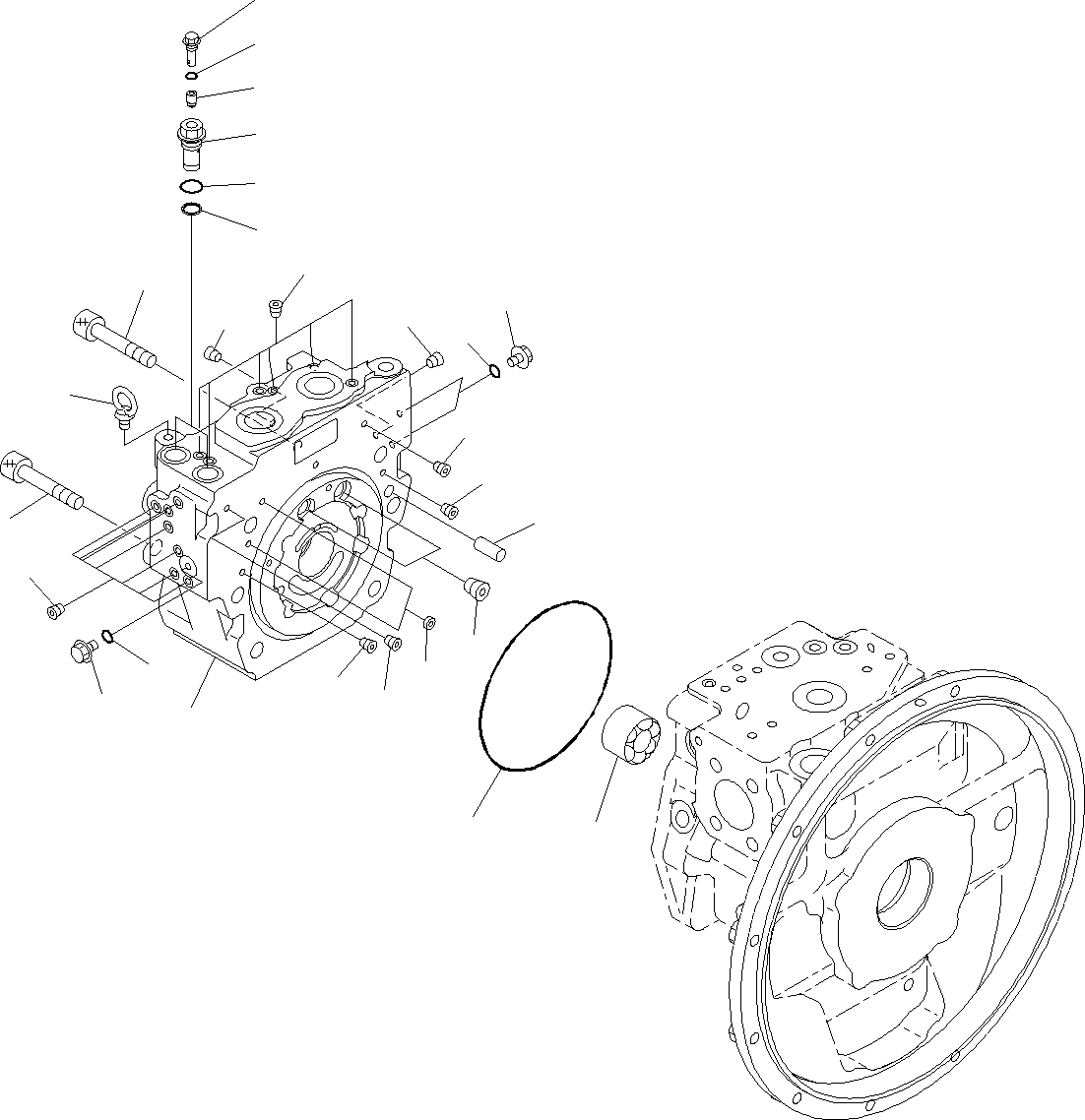 Cap Assembly, End 708-3D-04220 KOMATSU