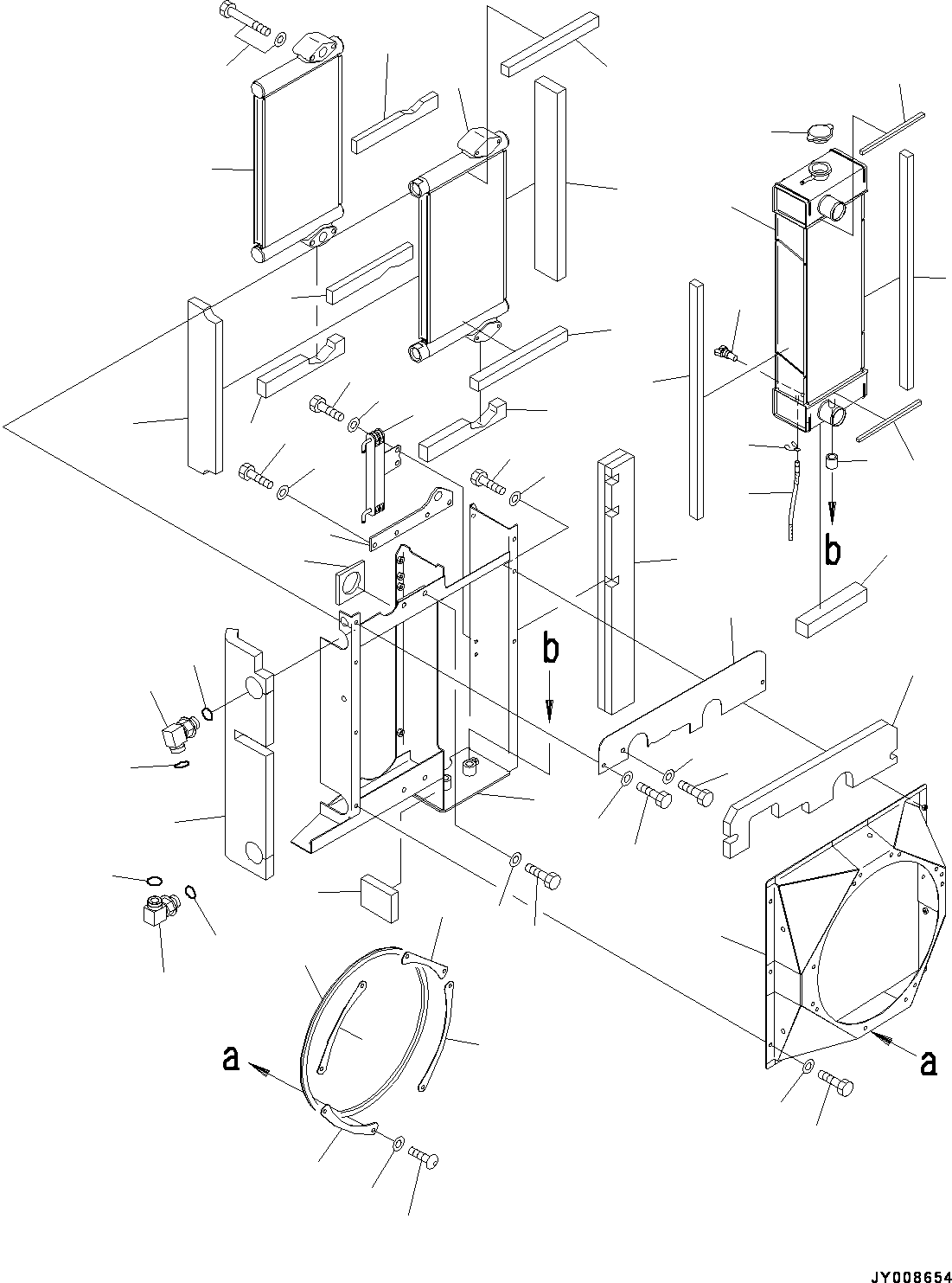Oil Cooler Assembly 22M-03-31340 KOMATSU