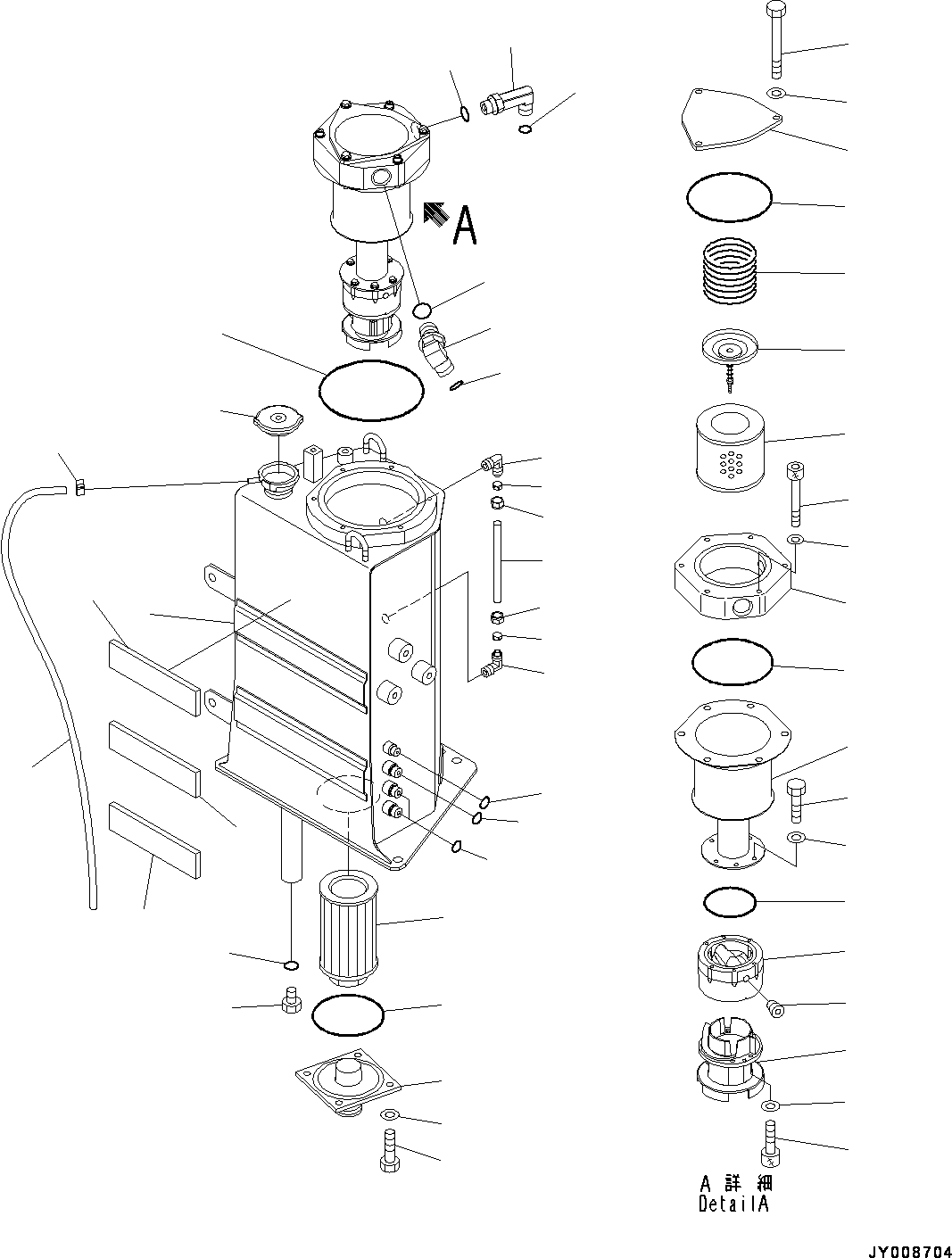 Cyclone Assembly 8A30-60-1201 KOMATSU