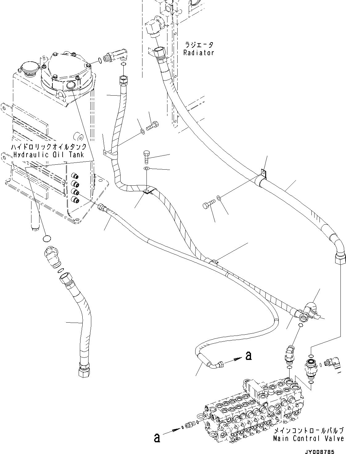 Шланг 22M-62-32830 KOMATSU
