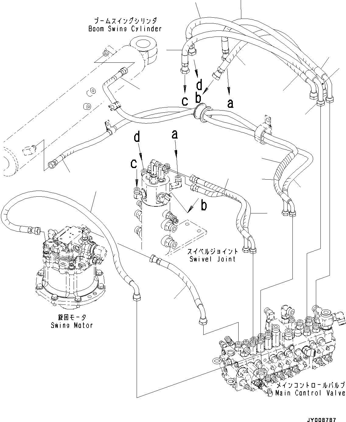 Шланг с торцевым уплотнением 22M-62-31940 KOMATSU