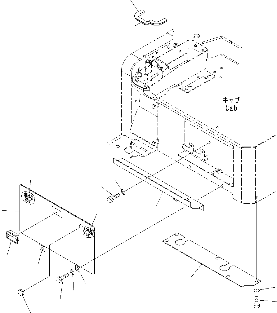 Крышка в сборе 22F-54-32550 KOMATSU