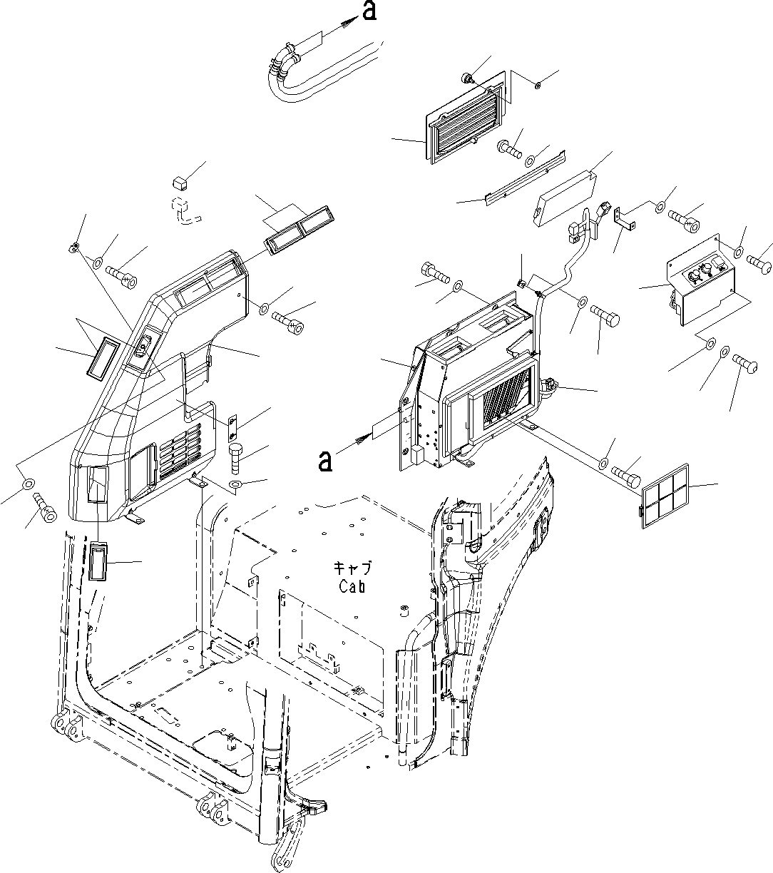 Панель управления в сборе 22M-977-3140 KOMATSU