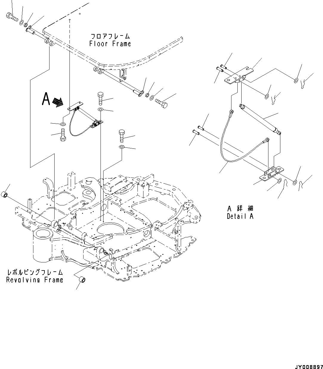Кронштейн 22M-54-32181 KOMATSU