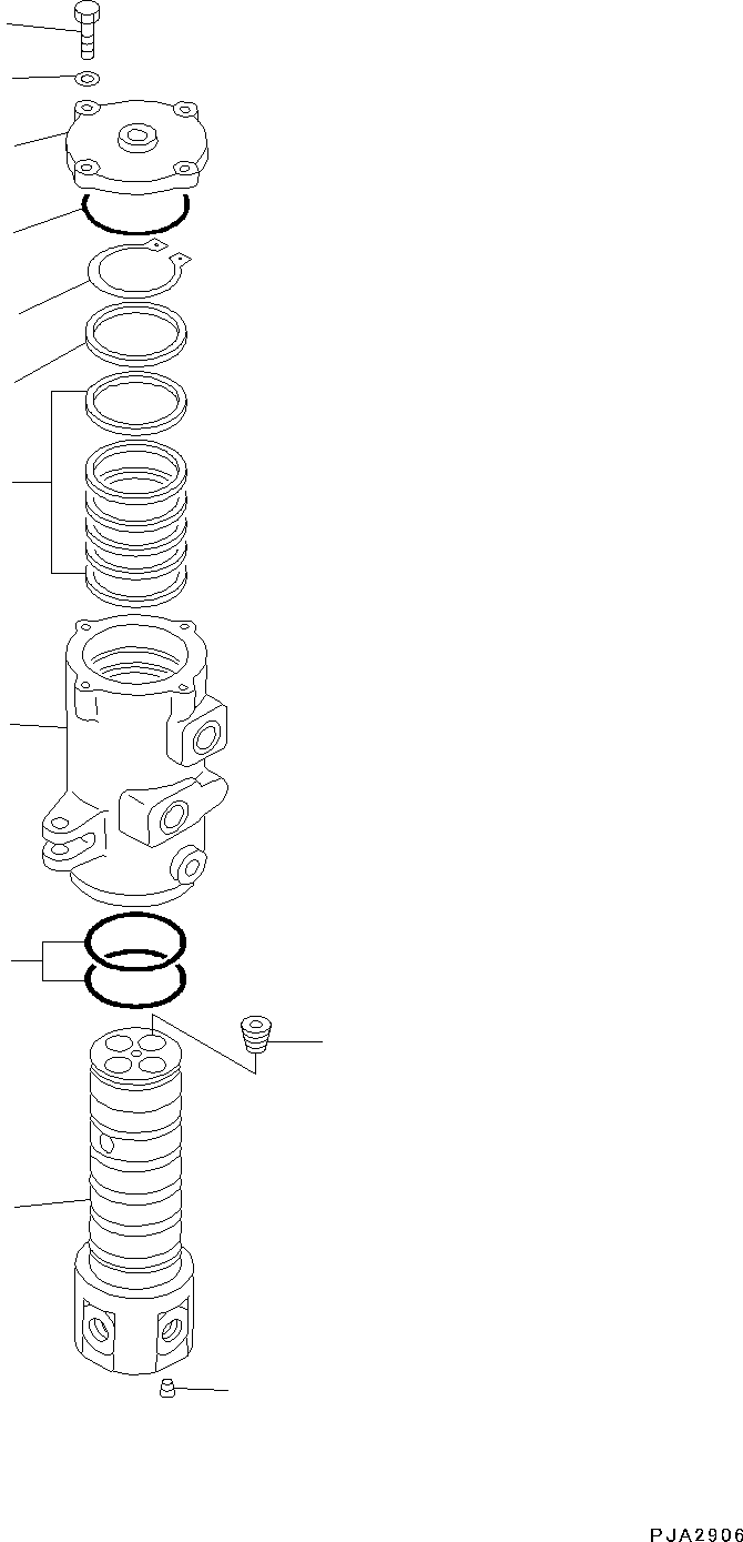 поворотное соединение в сборе 703-08-00110 KOMATSU