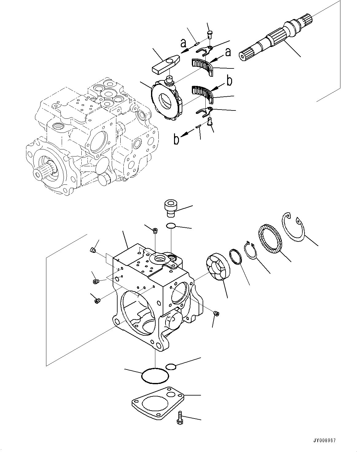 Case Assembly, Rear (720-2M-04240) KOMATSU