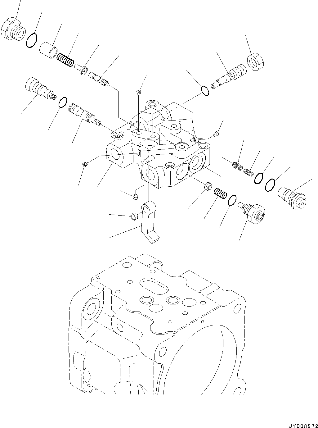 Насос в сборе 708-1T-00552 KOMATSU