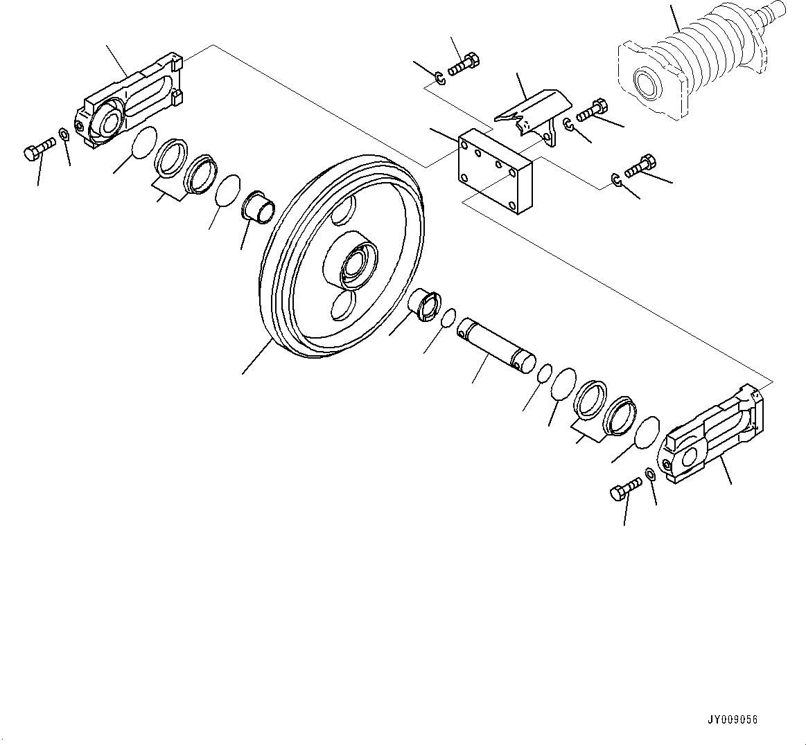 Направляющее колесо в сборе 22M-30-00960 KOMATSU