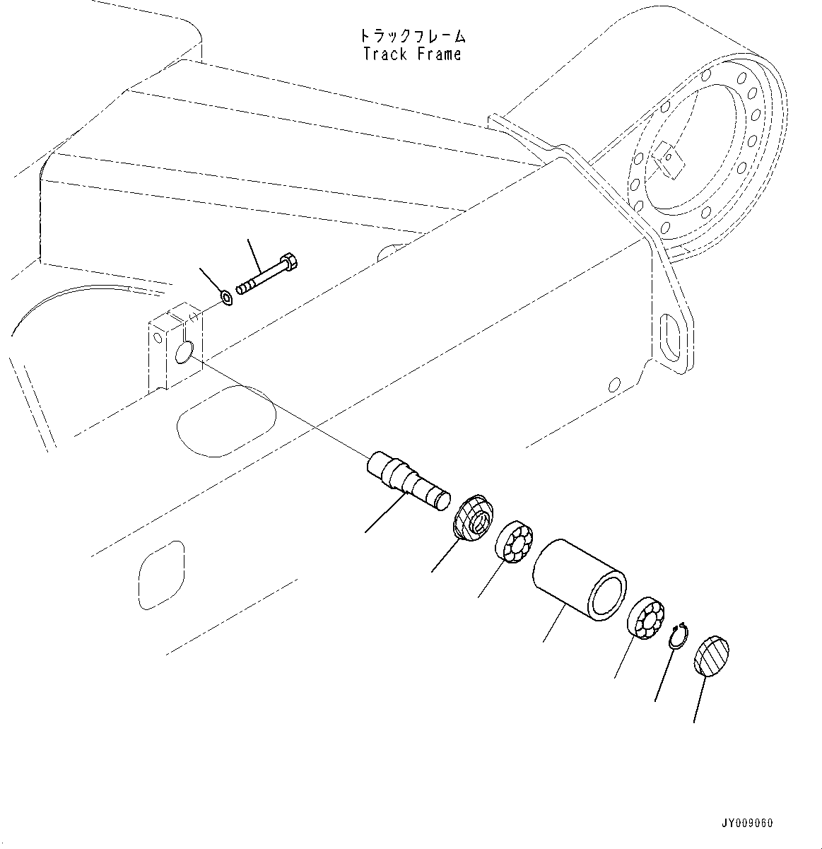 Carrier Roller Assembly 20T-30-00151 KOMATSU