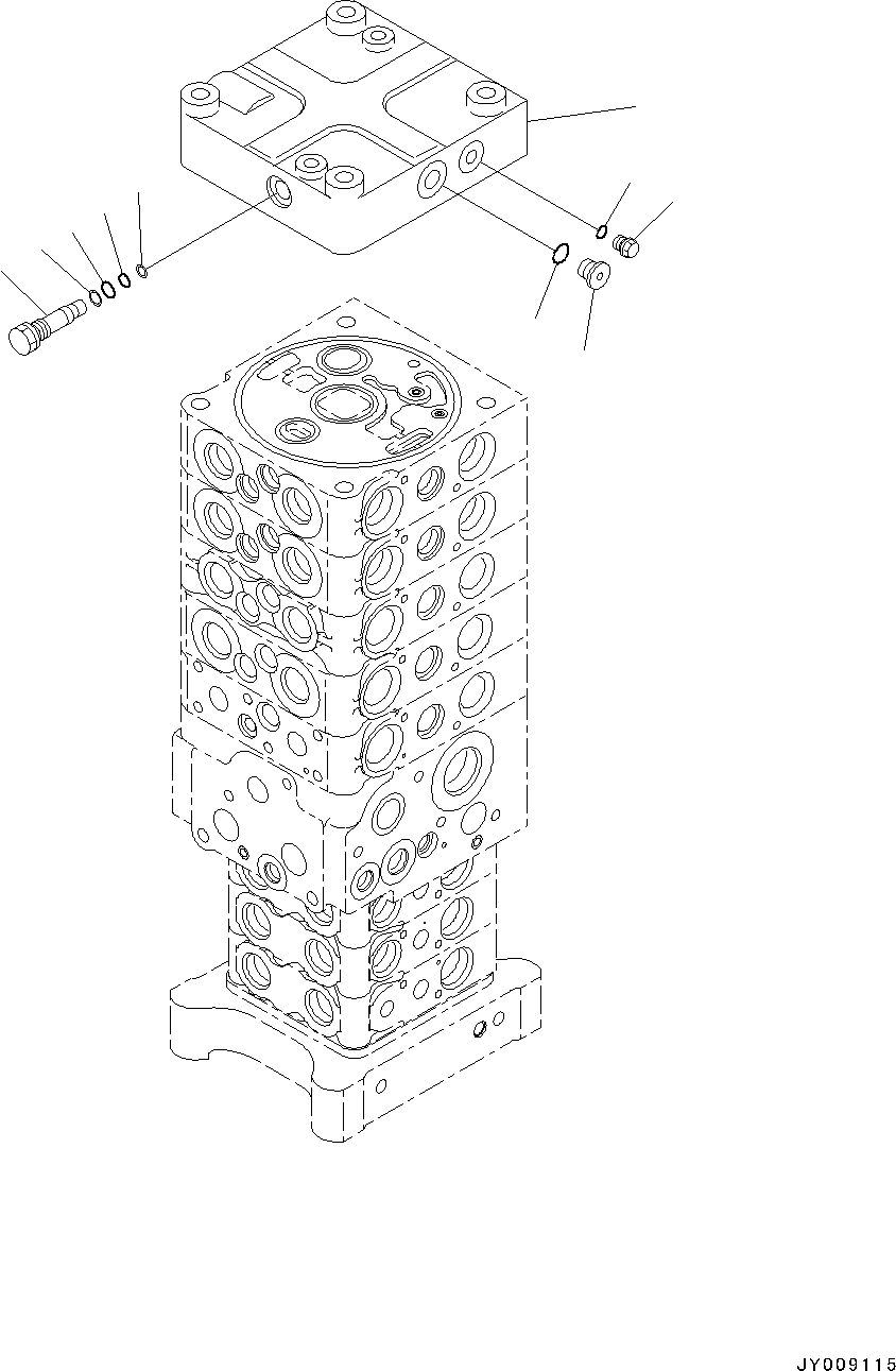 Клапан управления в сборе 723-58-12702 KOMATSU