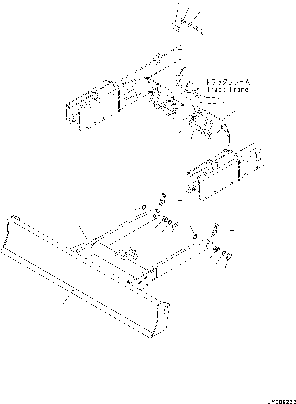 BLADE, ASSEMBLY 22M-71-32100 KOMATSU
