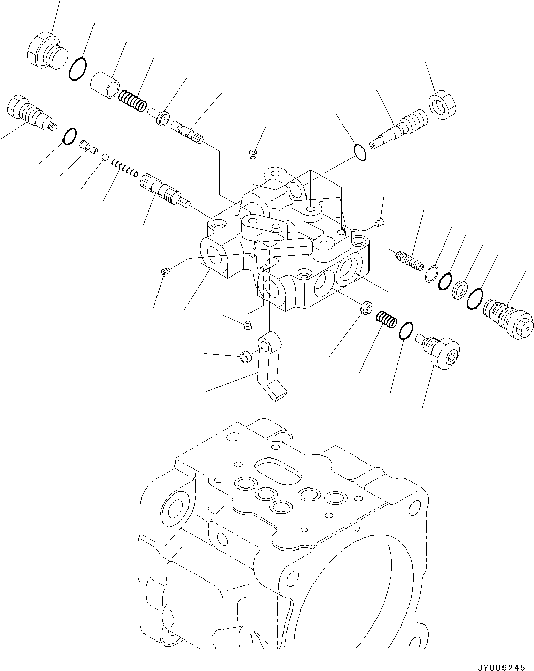 Клапан в сборе (708-3S-03830) KOMATSU