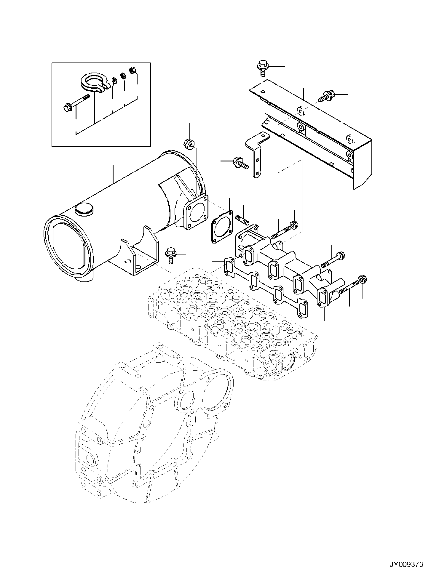 Прокладка YM129930-13201 KOMATSU