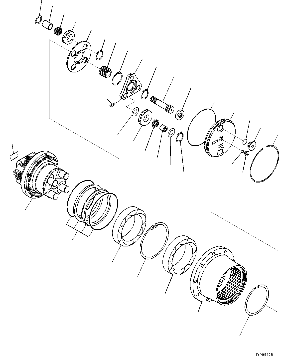 Комплект уплотнений FUGHS50018803 KOMATSU