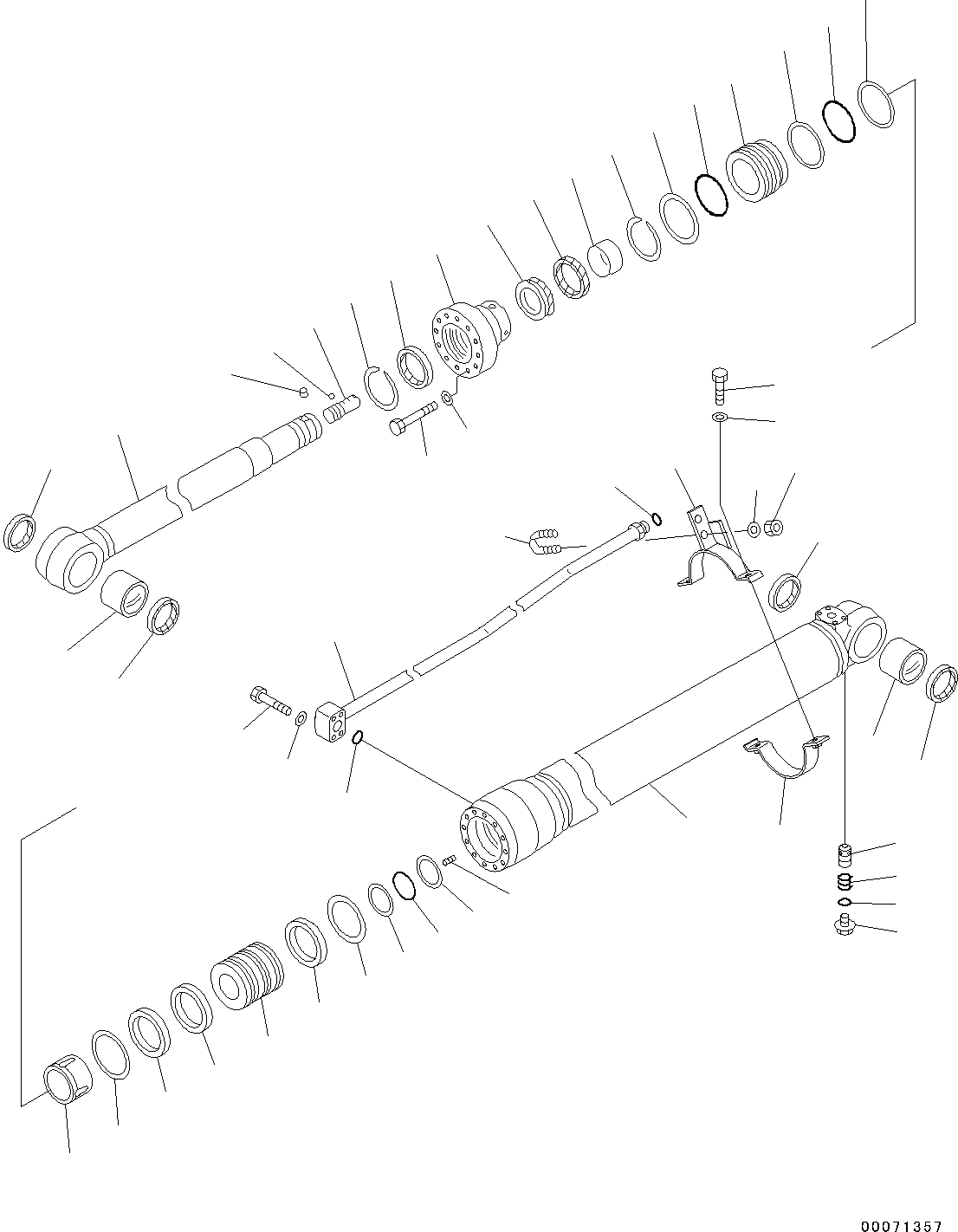 Cylinder G. 707-01-XZM10 KOMATSU