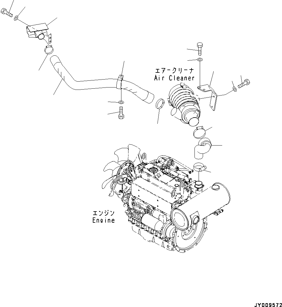 Шланг 22M-01-31321 KOMATSU