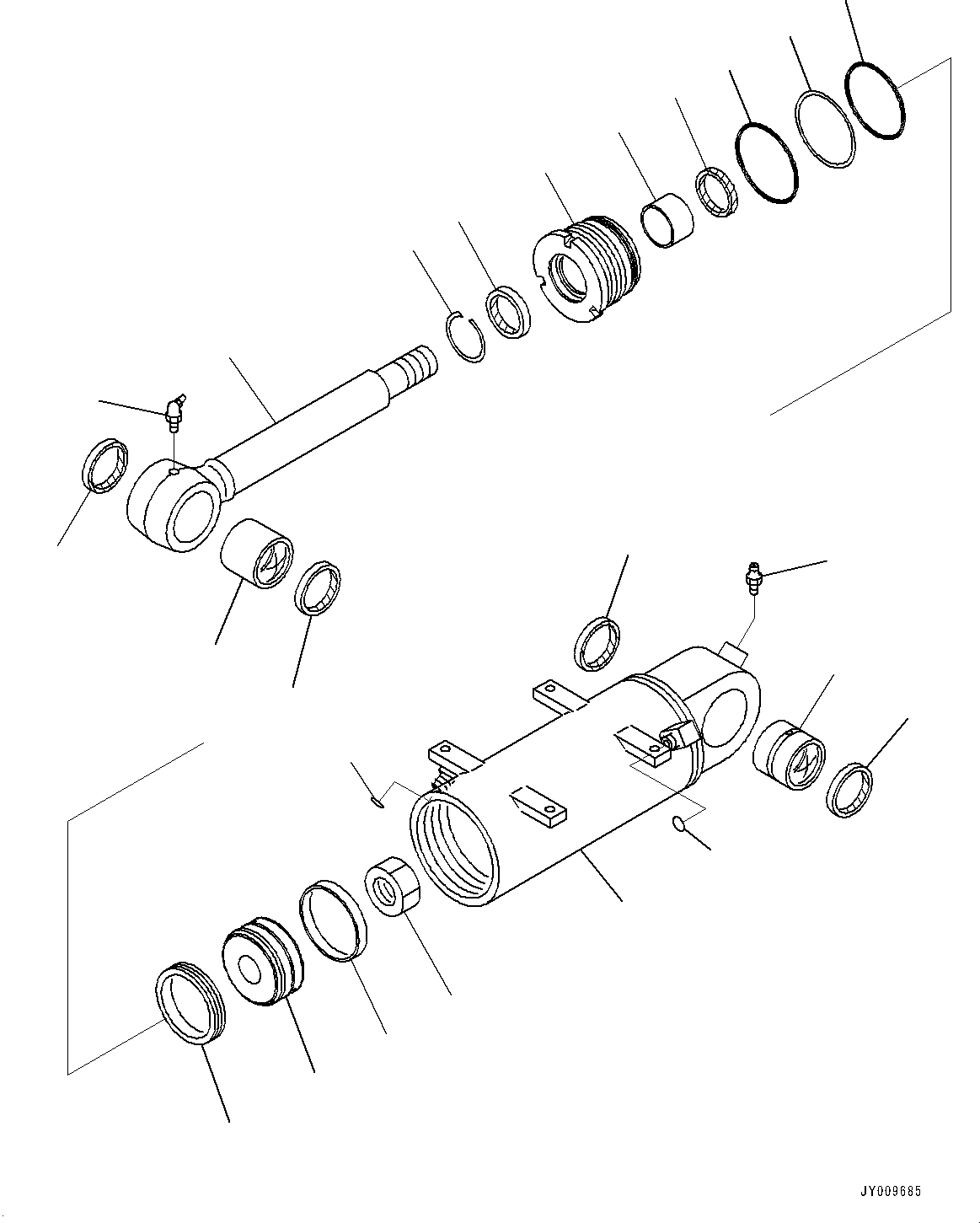 Цилиндр 707-11-11F40 KOMATSU