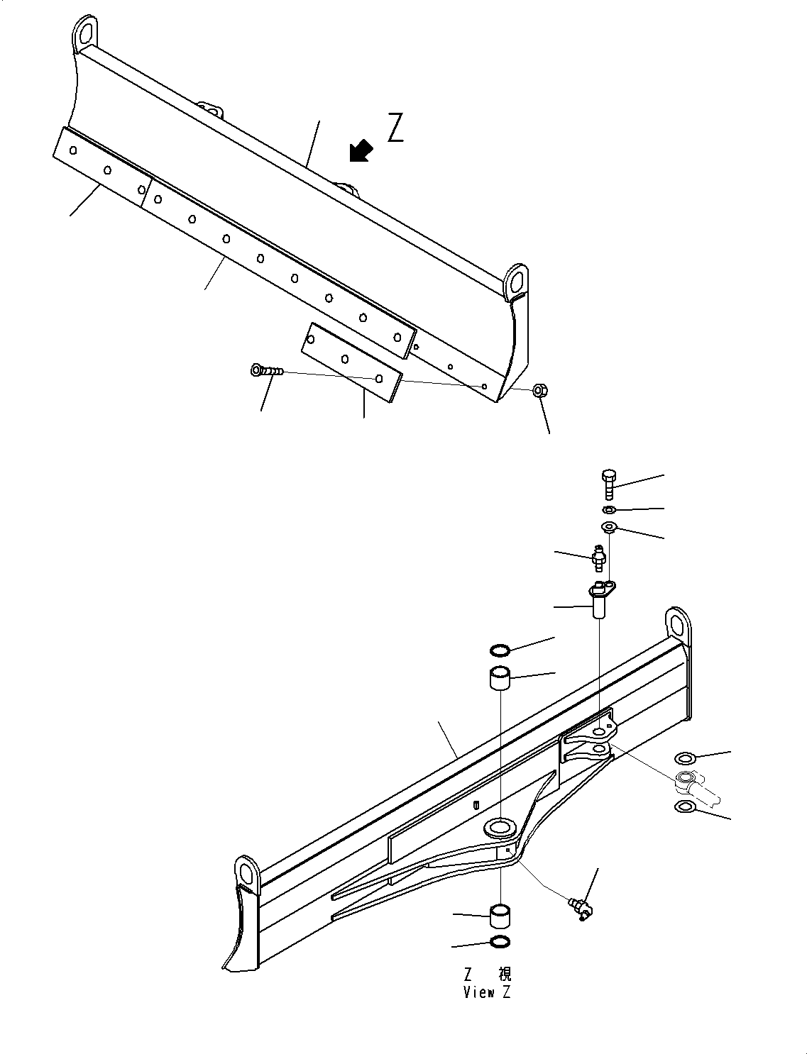 Blade Assembly 22M-71-29101 KOMATSU