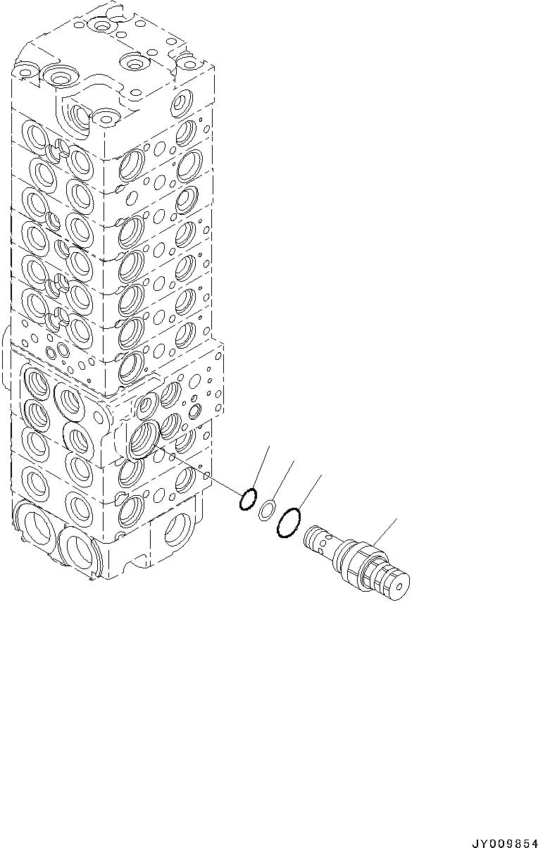 Предохранительный клапан в сборе 723-10-41200 KOMATSU