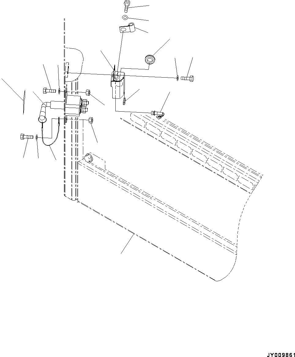 Guard(Radiator Guard,Sandy and Dusty Terrain Arrangement) (561-54-81112) KOMATSU
