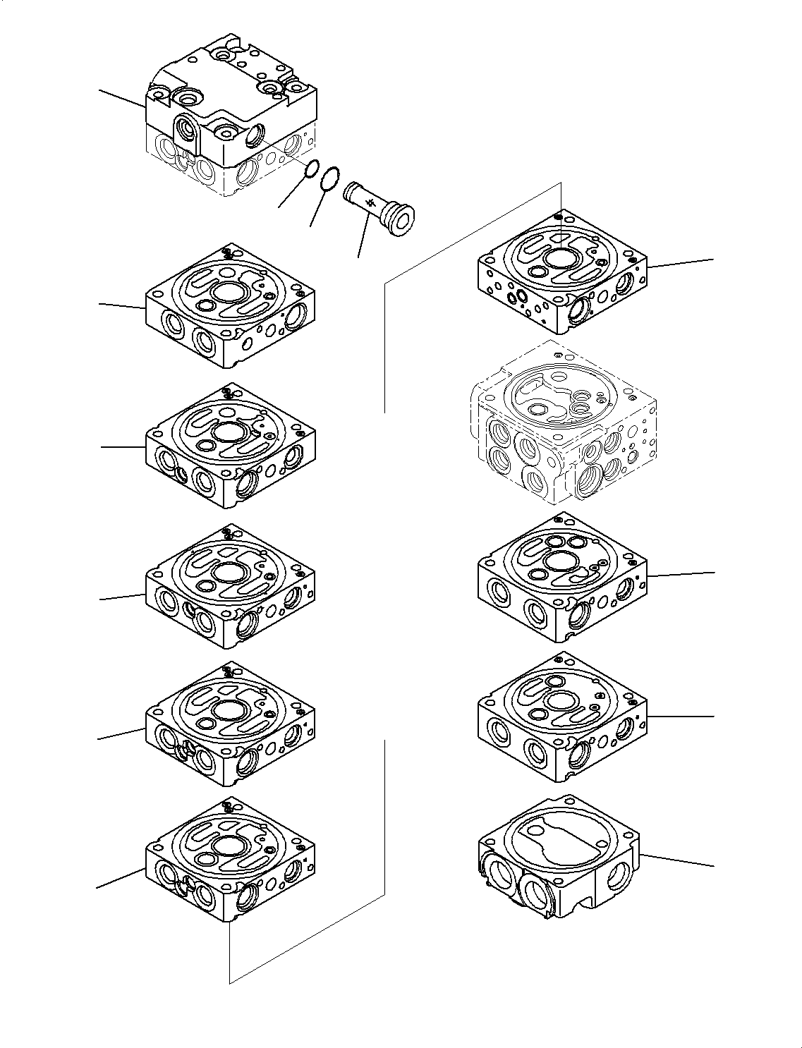 Корпус клапана 723-11-11151 KOMATSU