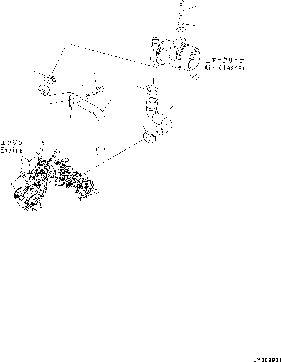 Шланг 22J-02-35130 KOMATSU