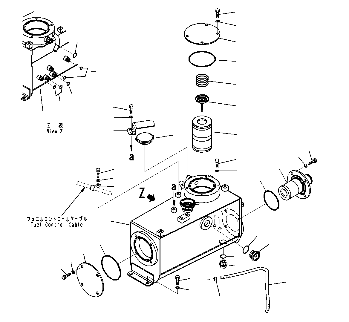 Фильтрующий элемент 3EC-66-71540 KOMATSU