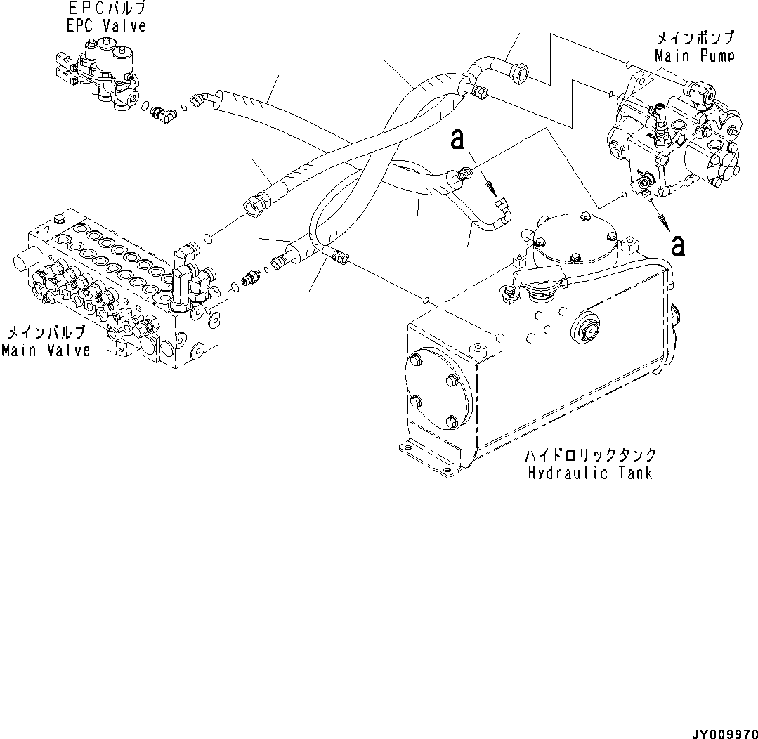 Шланг 22J-62-35420 KOMATSU
