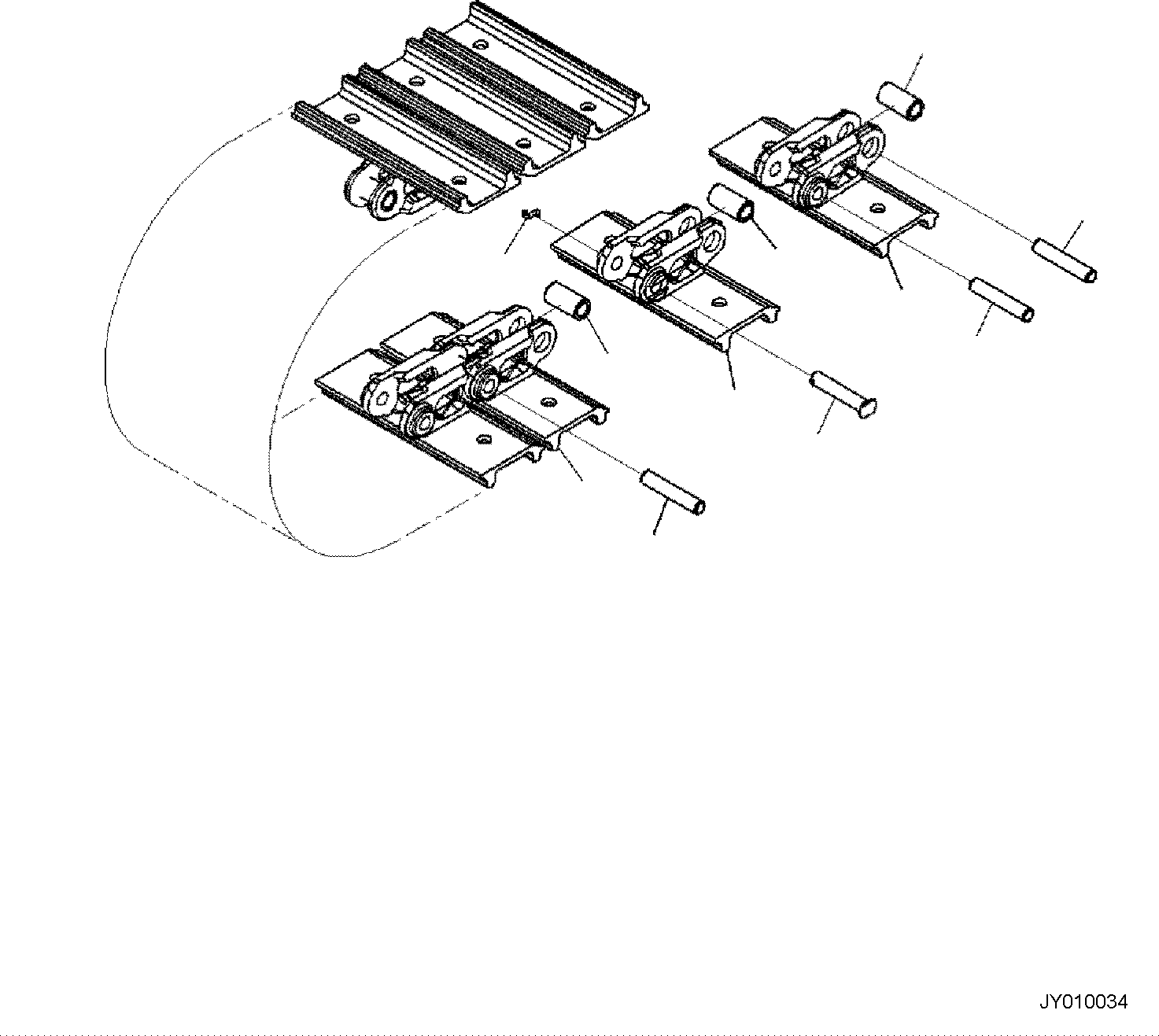TRACK SHOE, ASSEMBLY 22J-32-25100 KOMATSU