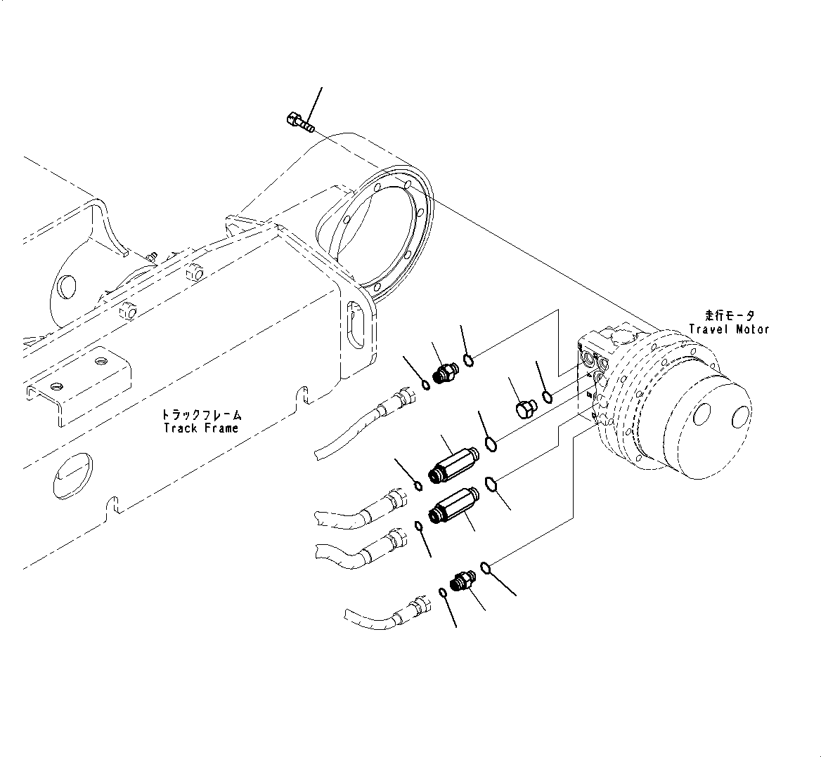 Ниппель 22F-62-35120 KOMATSU