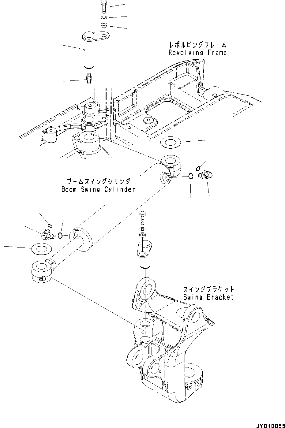 PIN, ASSEMBLY 22J-70-25990 KOMATSU