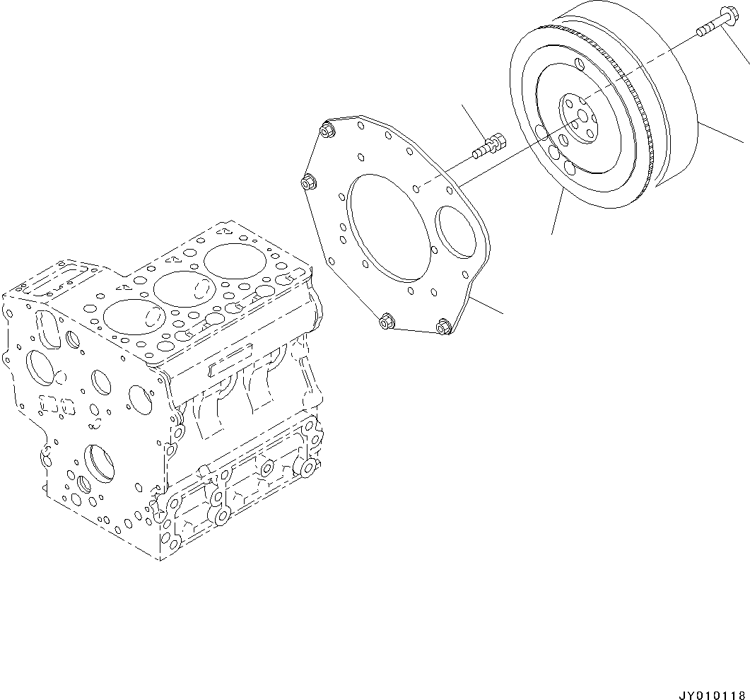 Венец зубчатый KT16871-6382-2 KOMATSU