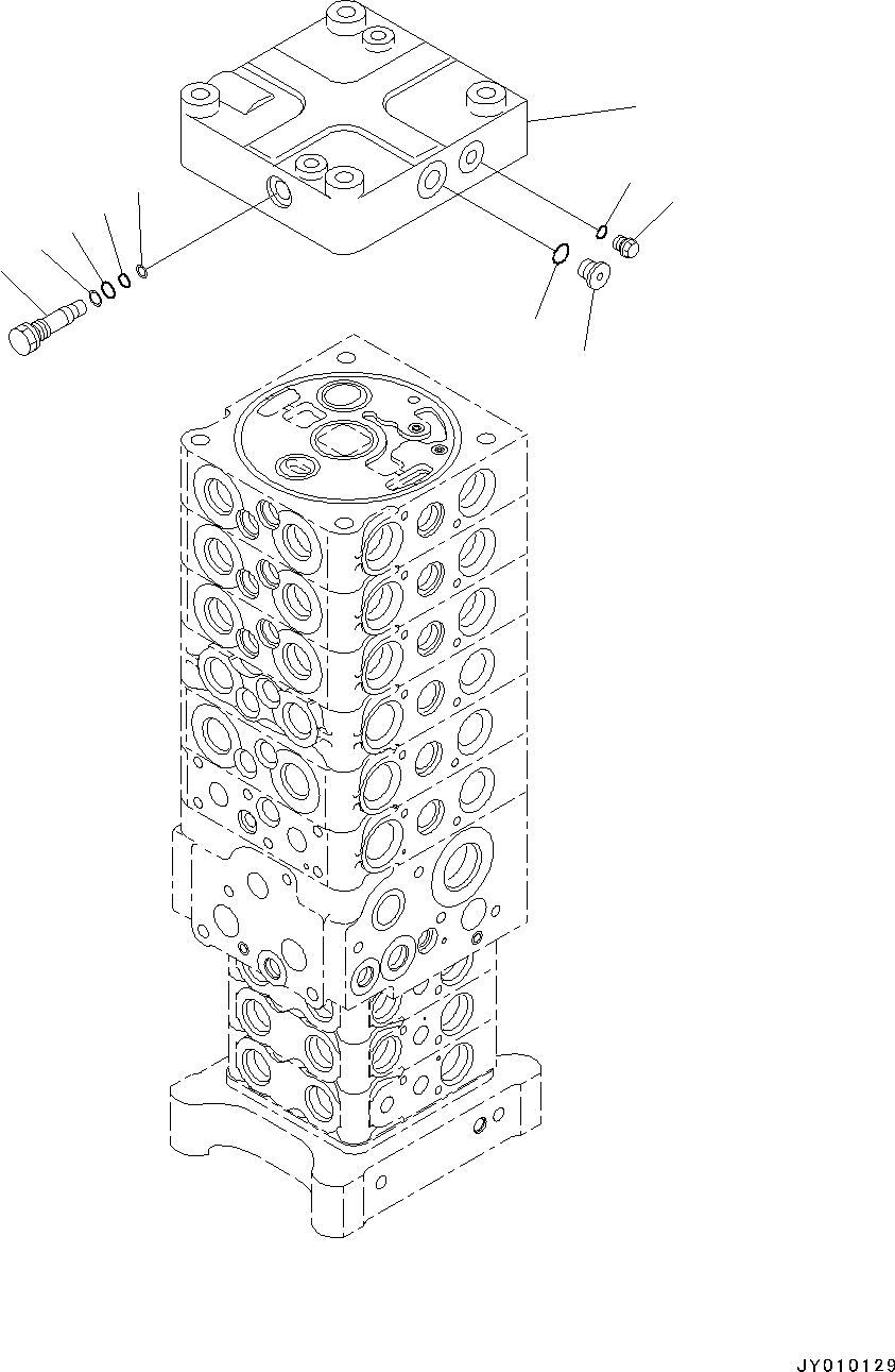 Управляющий клапан 723-59-12900 KOMATSU