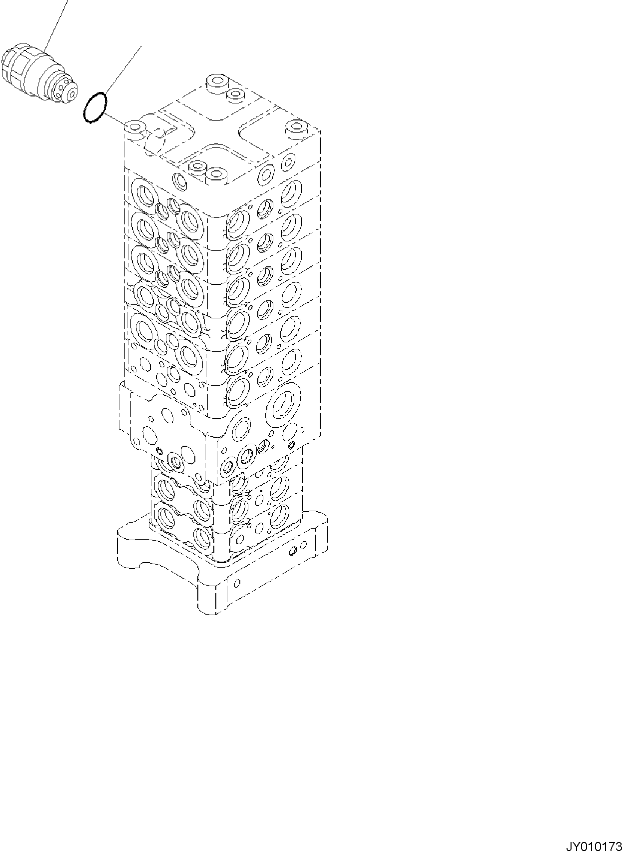Клапан управления в сборе 723-59-22601 KOMATSU