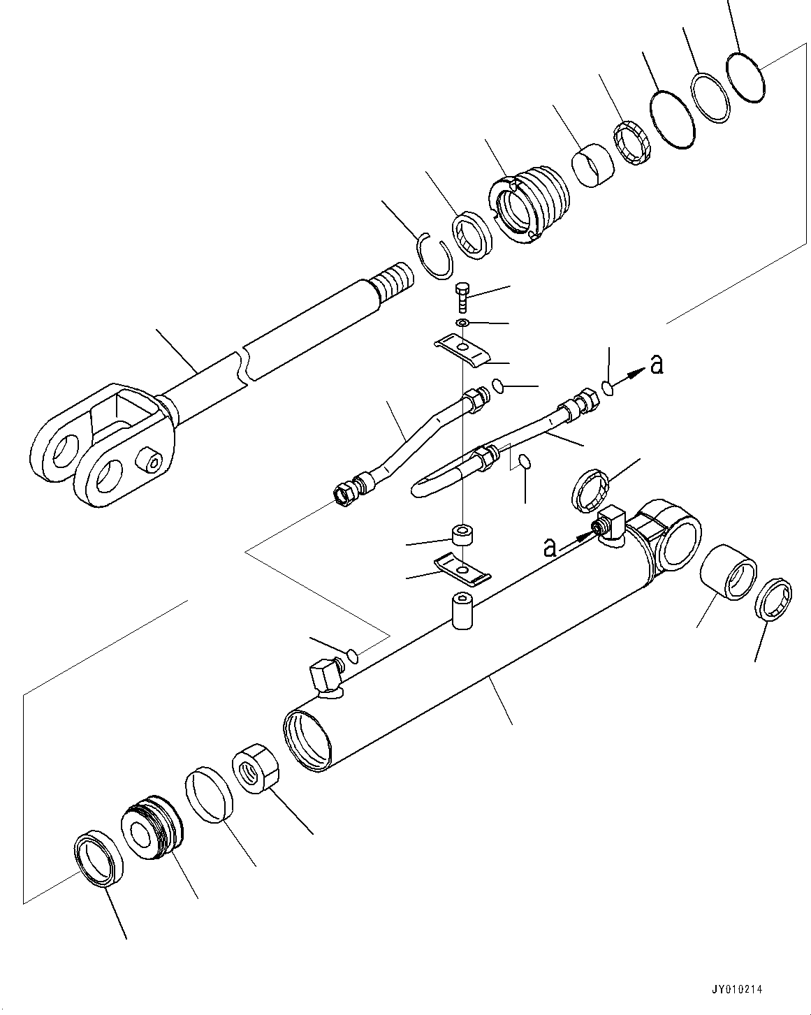 Трубка 707-86-01030 KOMATSU