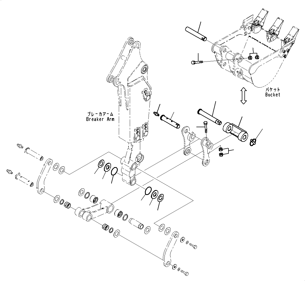 Палец 22J-70-16630 KOMATSU