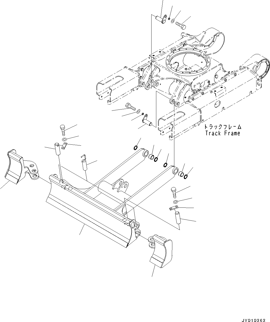 BLADE, ASSEMBLY 22J-71-31200 KOMATSU