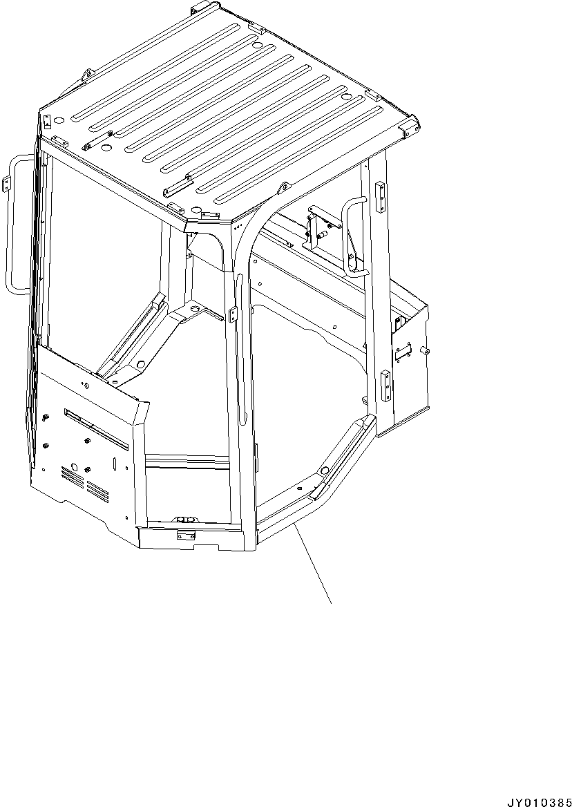 Кабина в сборе 42A-56-55384 KOMATSU