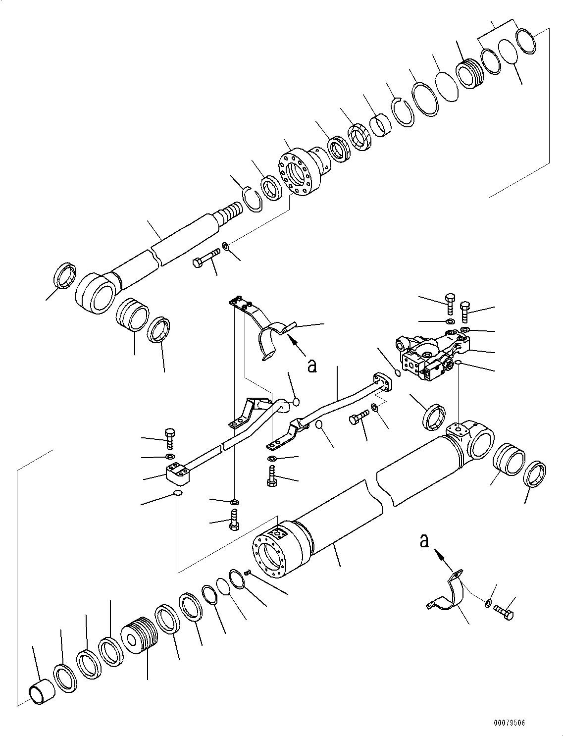 Упорное кольцо 707-71-32480 KOMATSU