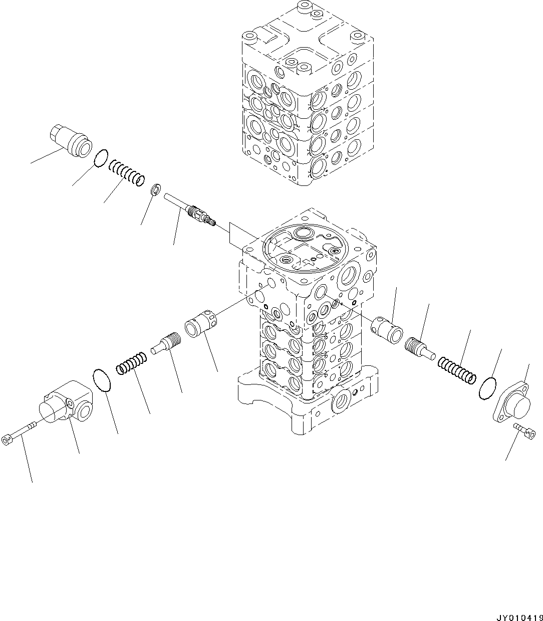 Клапан управления в сборе 723-58-12802 KOMATSU