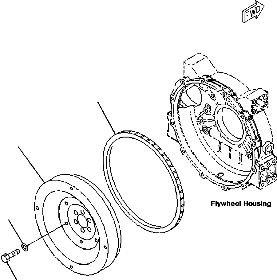 FLYWHEEL, ASSEMBLY 6271-31-4270 KOMATSU