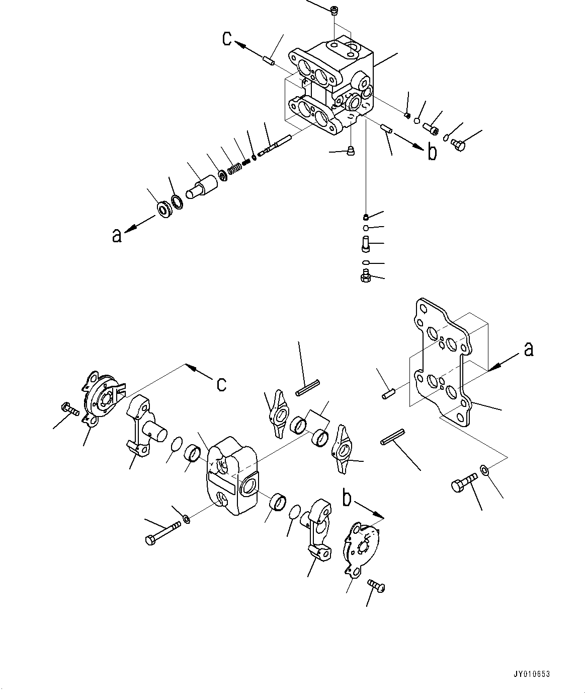 Клапан в сборе, ppc 702-16-04270 KOMATSU