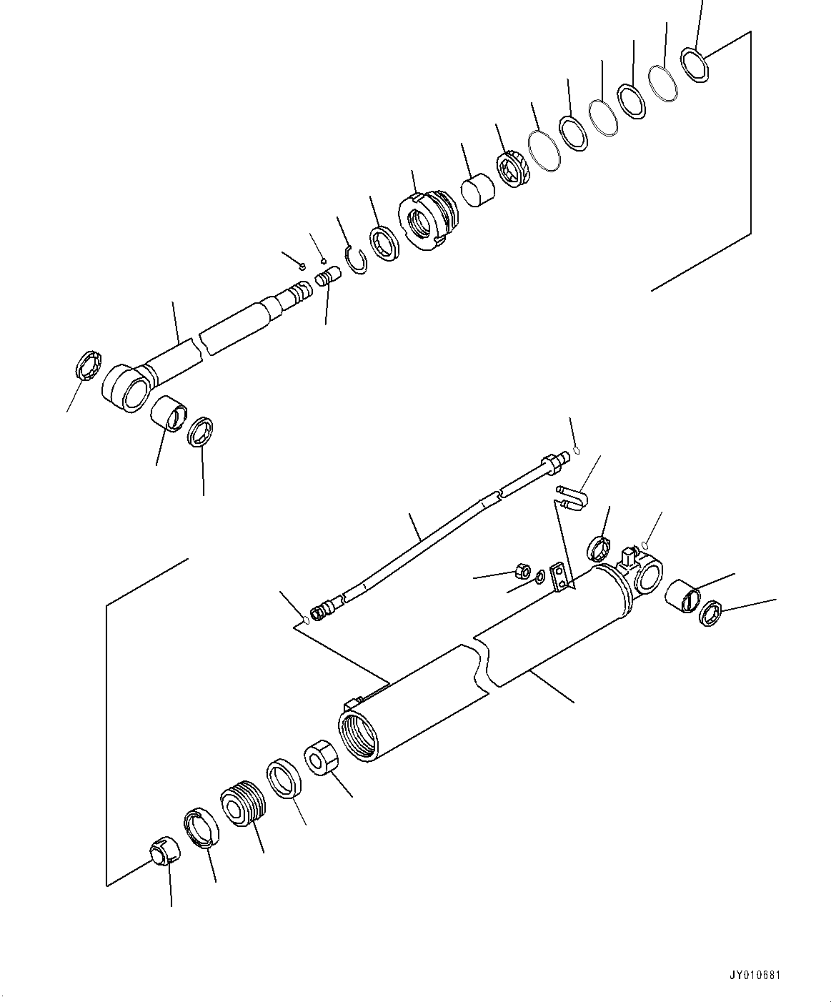 Головка цилиндра 707-29-10342 KOMATSU